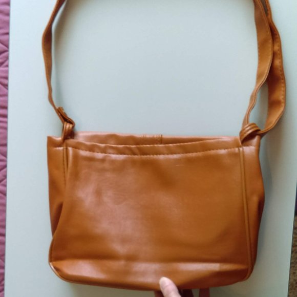 Vintage Soft Brown Leather? Shoulder Purse Bag Adjustable Strap Excellent Shape! - Picture 5 of 11